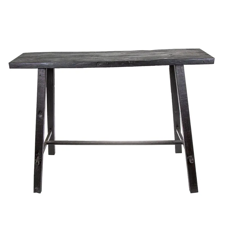 Black Bella Modern Console Table – Stylish Hallway Or Bedroom Accent 1