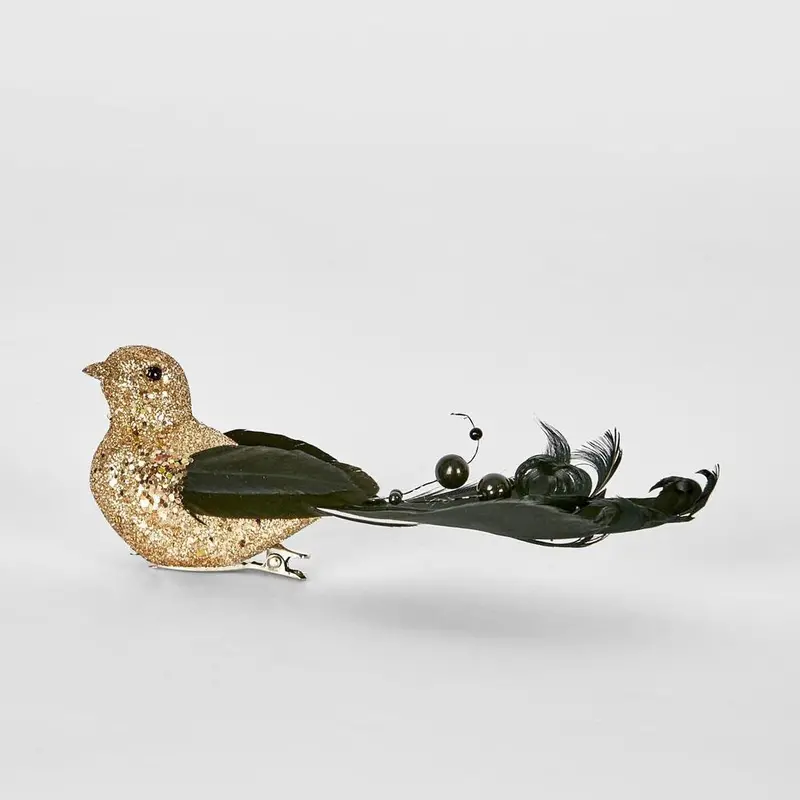 Black Clip-On Bird Set – Zhelor 6-Piece Decorative Accents 1