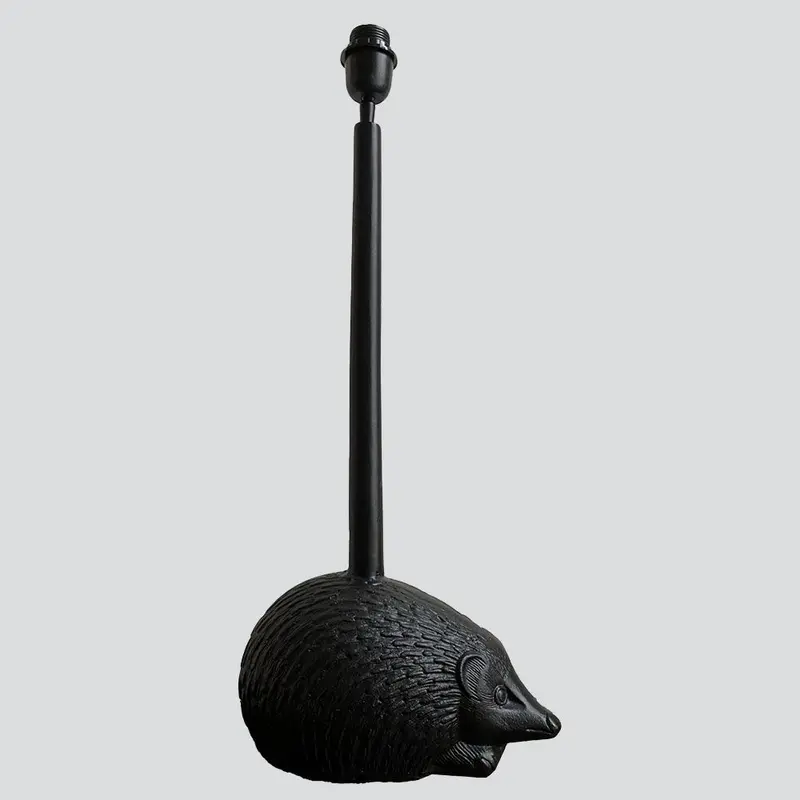 Black Echidna Table Lamp Base – Base Only, No Shade 1