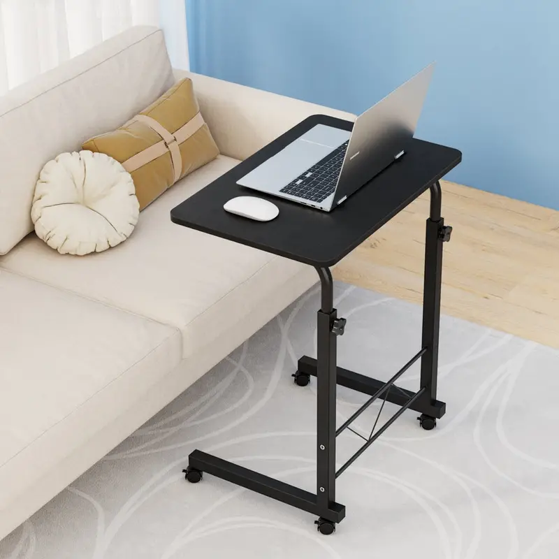 Black Portable Laptop Table – Compact Folding Desk For Travel Or Small Spaces 1