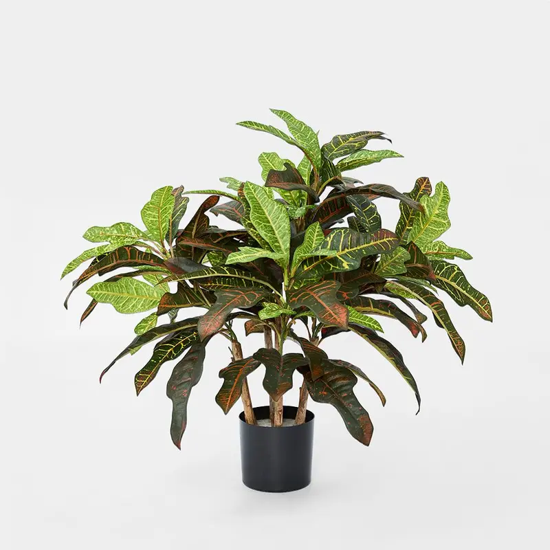 Black-Potted Croton Artificial Tree 1