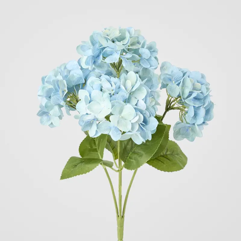 Blue Hydrangea Bouquet – Fresh Cut Flower Cluster 1