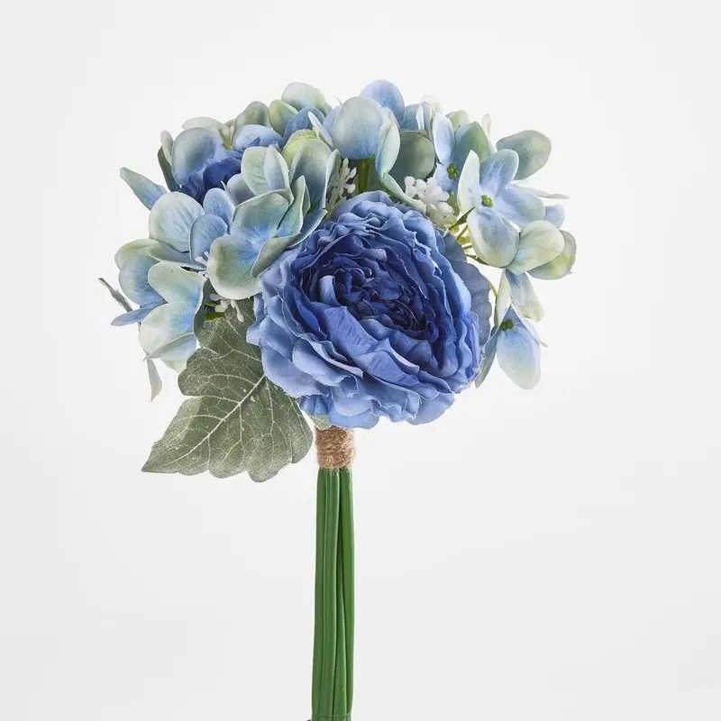 Blue Ranunculus & Hydrangea Bouquet 1