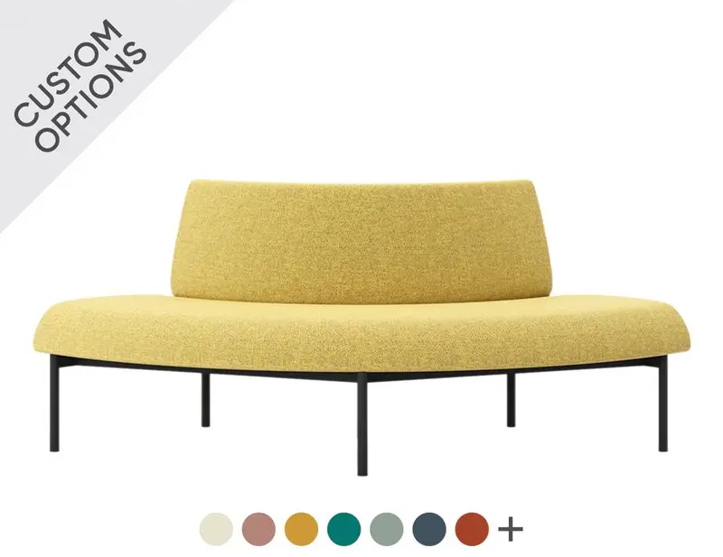Bond Three-Seat Outward-Curved Sectional 1