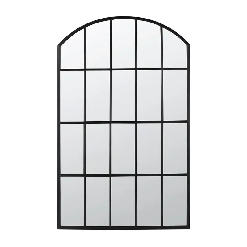 Bordeaux Black Garden Mirror For Outdoor Use 1