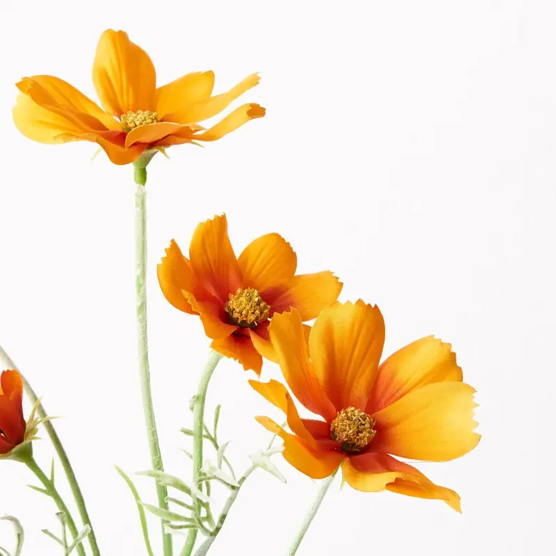 Botanical Cosmos Spray – Realistic 12-Piece Artificial Floral Arrangement 1