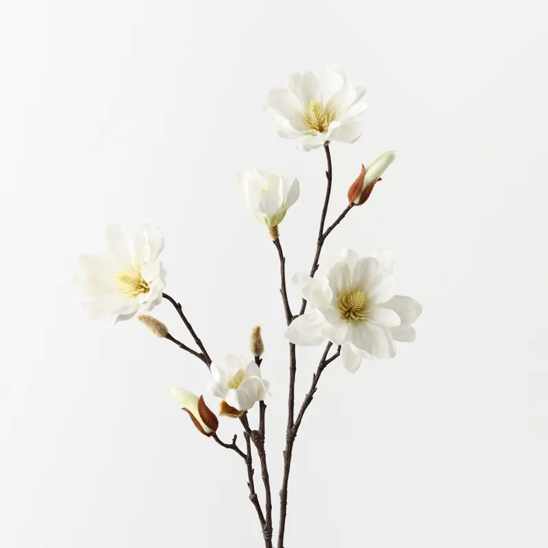 Botanical Magnolia Tree Branch Spray – 12-Pack 1