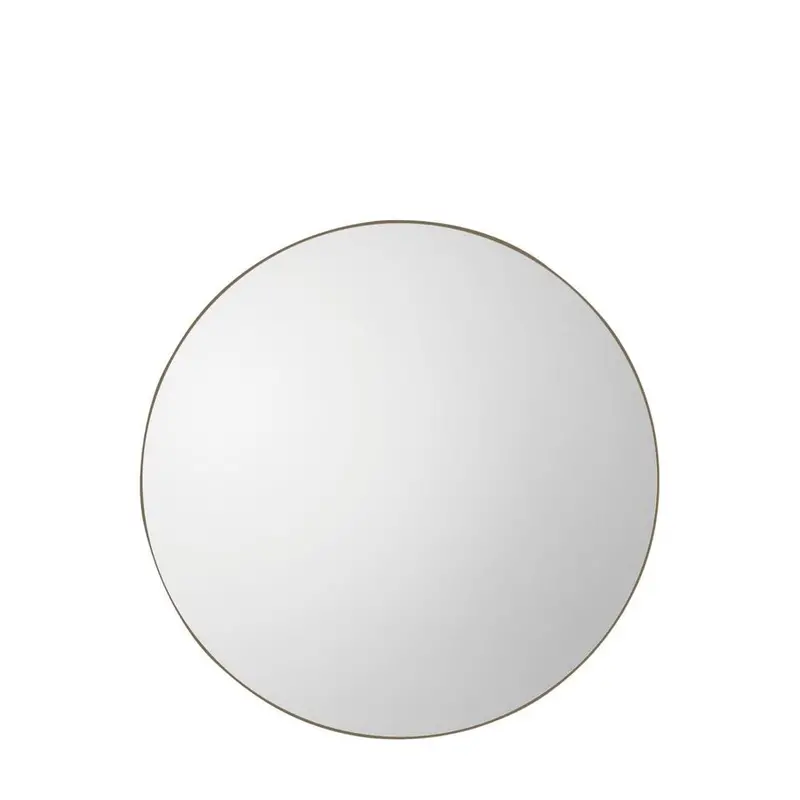 Bowie Champagne Round Mirror 1