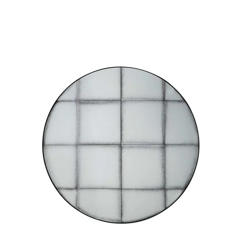 Boxley Silver-Tone Round Wall Mirror 1