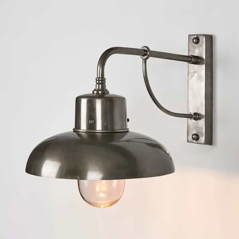 Bridgewater Weatherproof Outdoor Wall Lamp – Silver 1