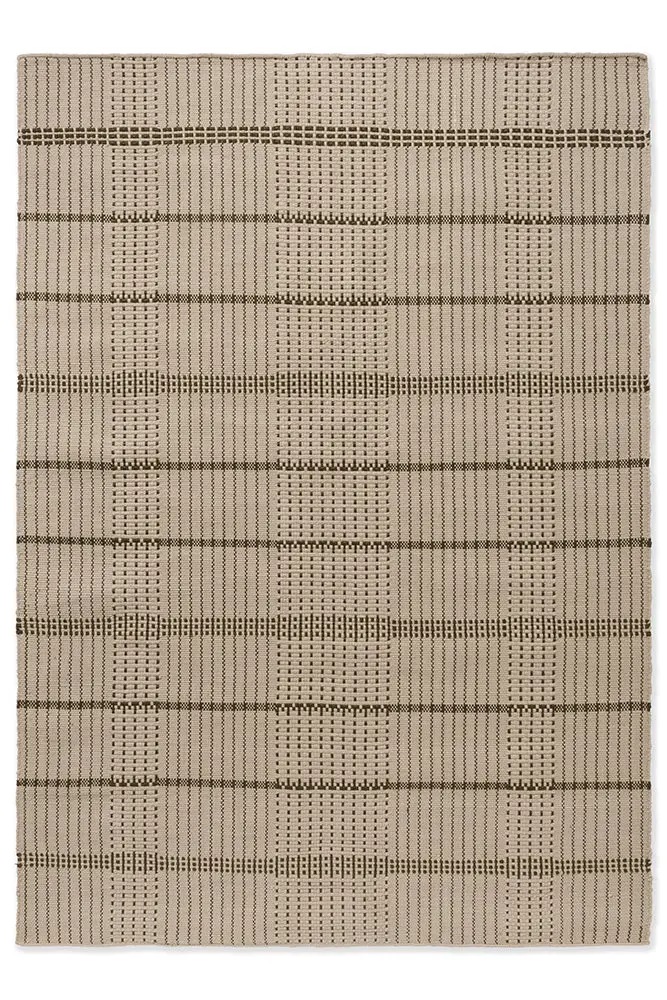 Brink & Campman Zona Olive Stitch Outdoor Area Rug 495707 1