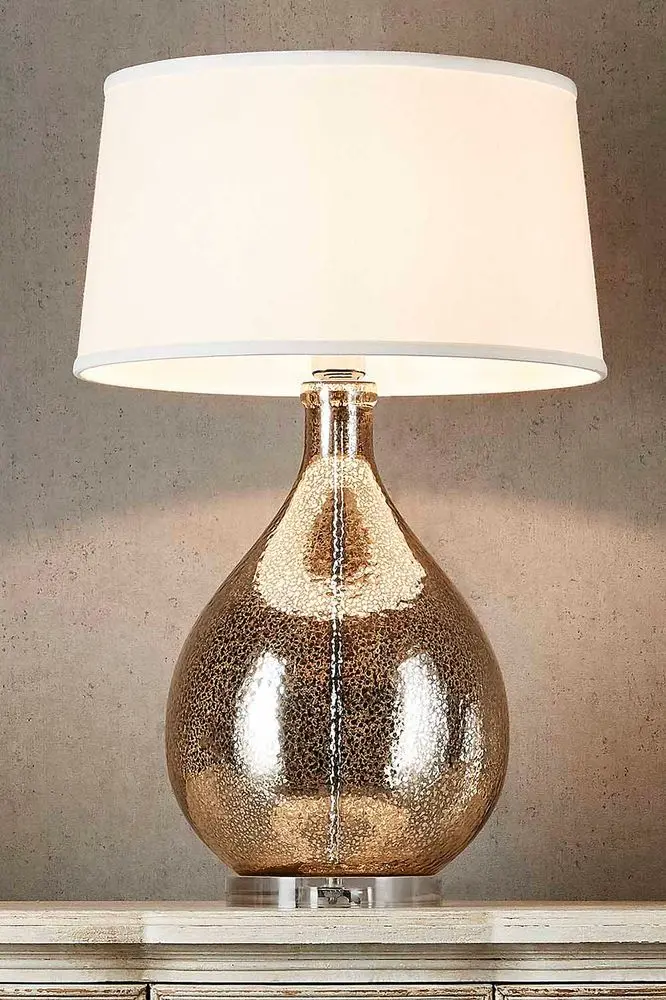 Brompton Off-White Shade Table Lamp 1