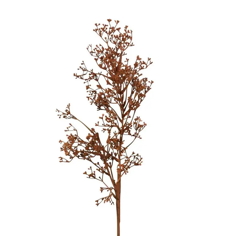 Brown Dried-Look Grass Seed Spray – 75Cm Artificial Filler 1