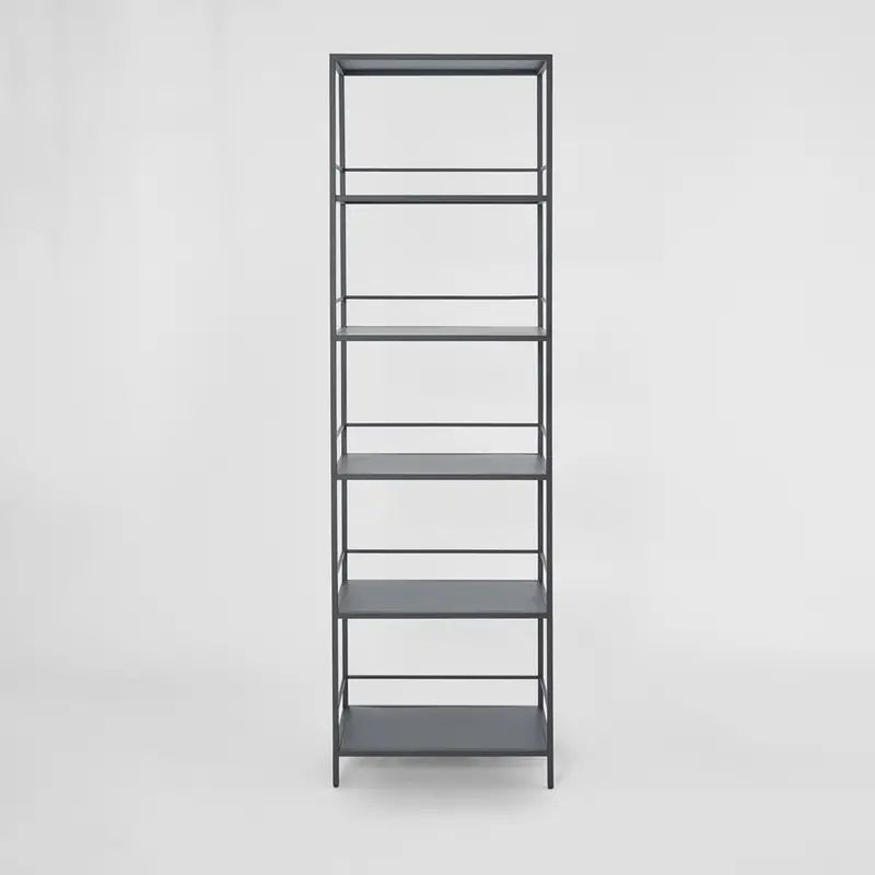 Burnley 5-Tier Black Floating Shelf – Modern Wall-Mounted Organizer 1