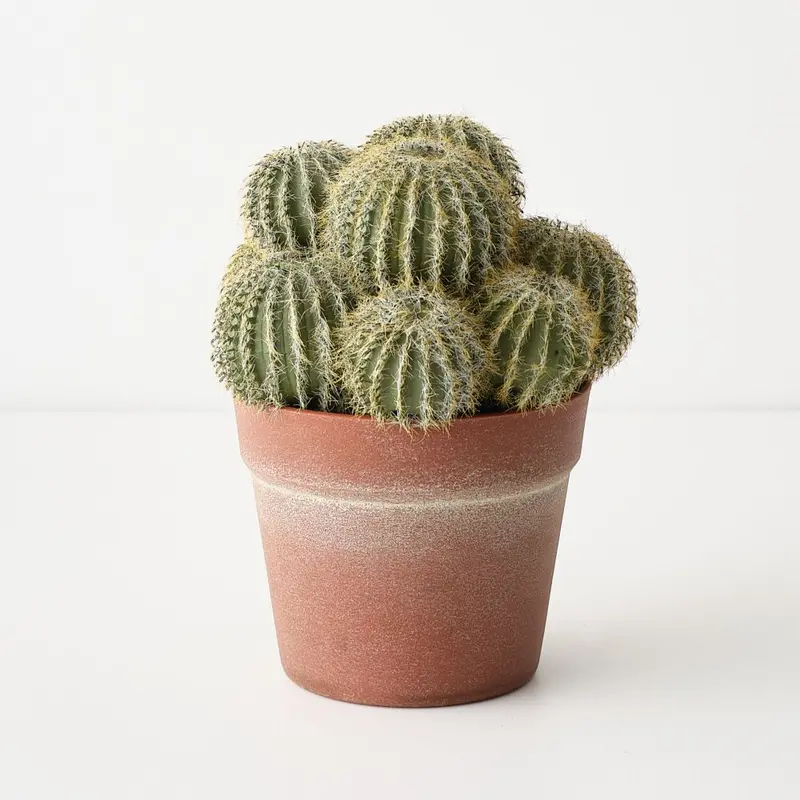 Cactus Barrel Artificial Plant Duo 1