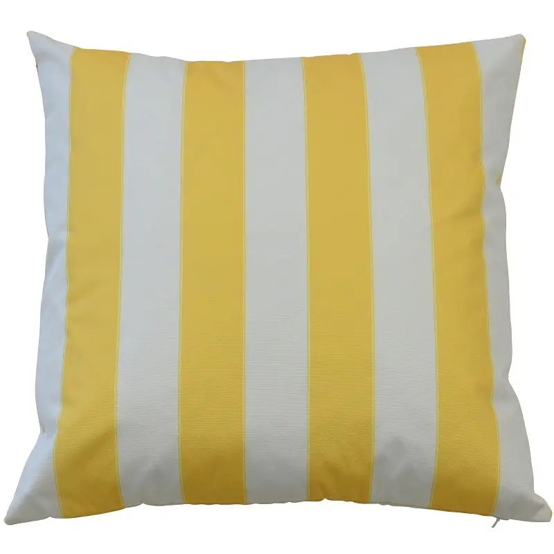 Capri Collection Yellow Throw Pillow Cover 1