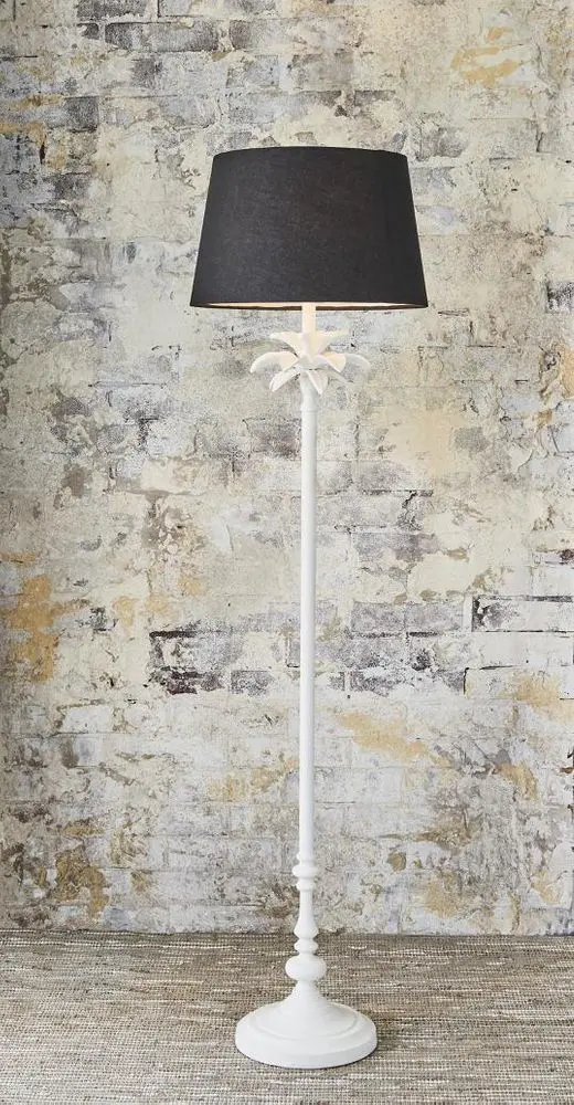 Casablanca Floor Lamp Base – White, Base Only 1
