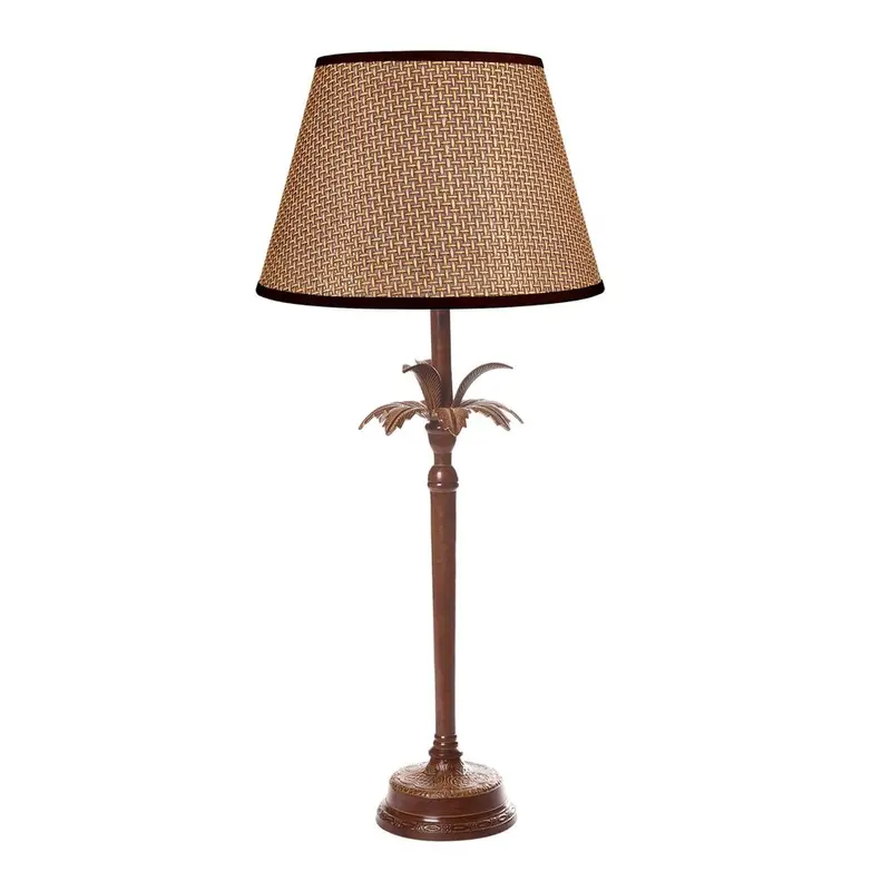 Casablanca Table Lamp Base – Natural Brown Tone 1