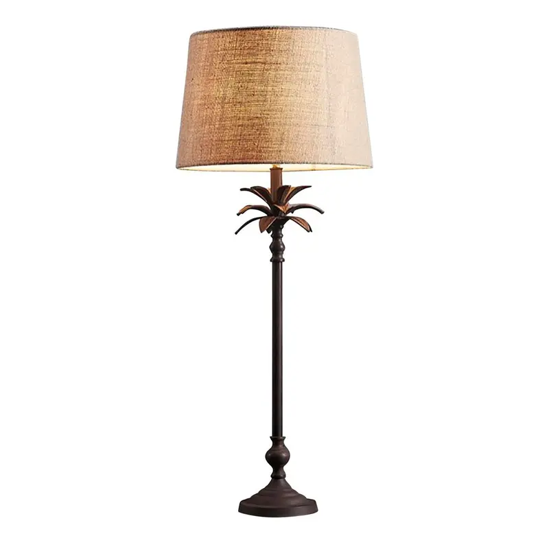 Casablanca Table Lamp Base – Textured Bronze 1
