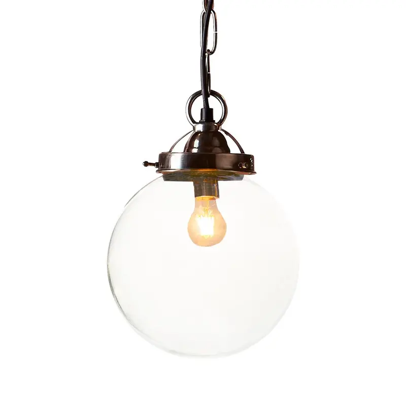 Celeste Small Pendant Lamp – Antique Silver Accents 1