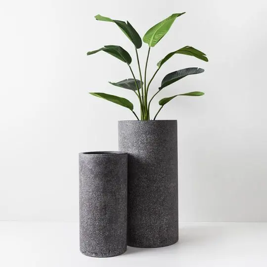 Cenzo Tall Cylinder Pots – 2-Piece Set 1