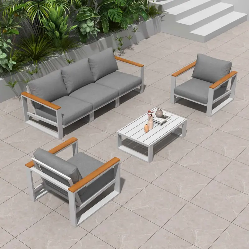 Charcoal Grey 5-Seater Grandeur Lounge Suite 1