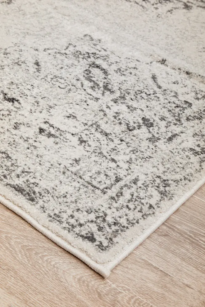 Chrome Rita Silver Area Rug – 290 Cm X 200 Cm 1
