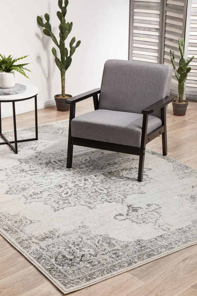Chrome Rita Silver Area Rug – 330 Cm X 240 Cm 1
