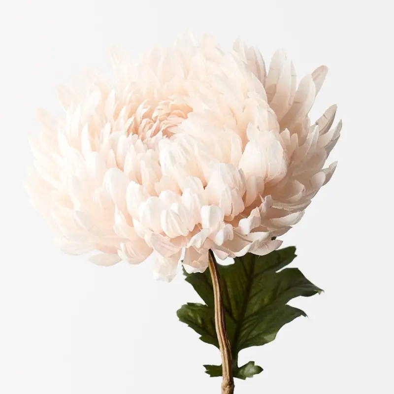 Chrysanthemum Stem Set – 12-Piece Full-Bloom Artificial Arrangement 1