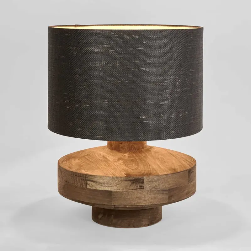 Circa Large Timber Table Lamp Base – Unshaded 1