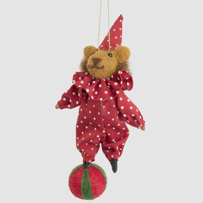Circus Lion On Ball Hanging Decoration 1
