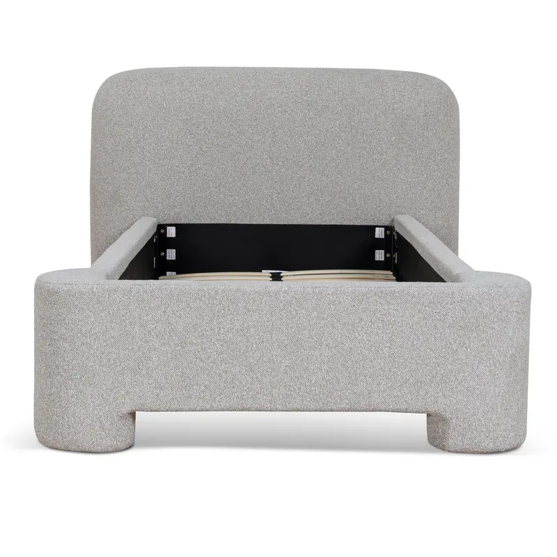 Clay Grey Queen Bed Frame 1