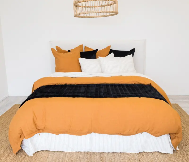 Clay Linen Standard Doona Cover 1