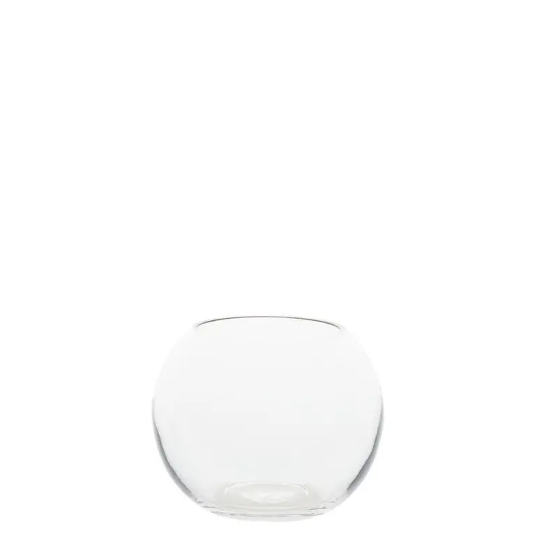 Clear Glass Fish Bowl Vase – 16Cm Diameter 1