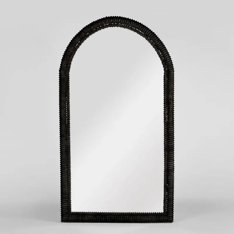 Cloverley Full-Length Floor Mirror – Matte Black Frame 1