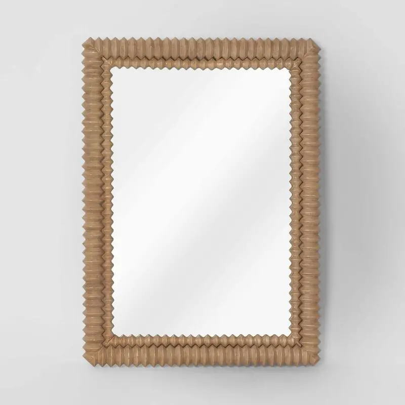 Cloverley Wall-Mounted Oval Mirror – Minimalist Framed Design 1