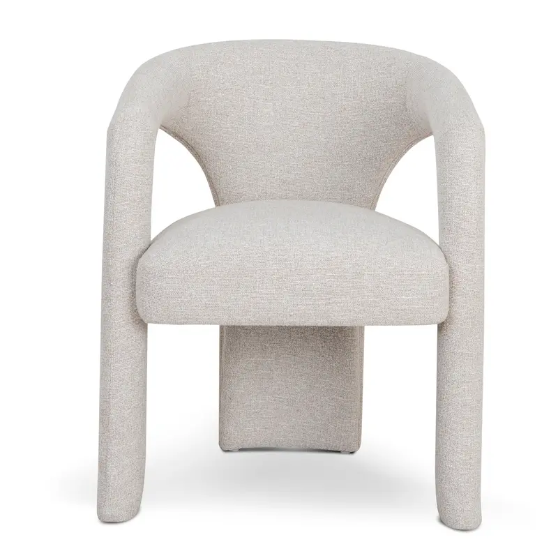 Coastal Beige Contemporary Dining Chair 1