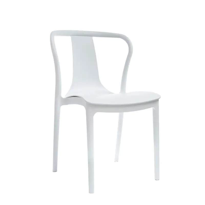 Conrad All-Weather White Outdoor Dining Chair 1