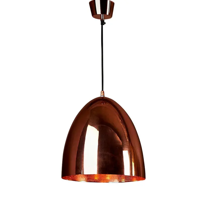 Copper Egg-Shaped Ceiling Pendant Light 1