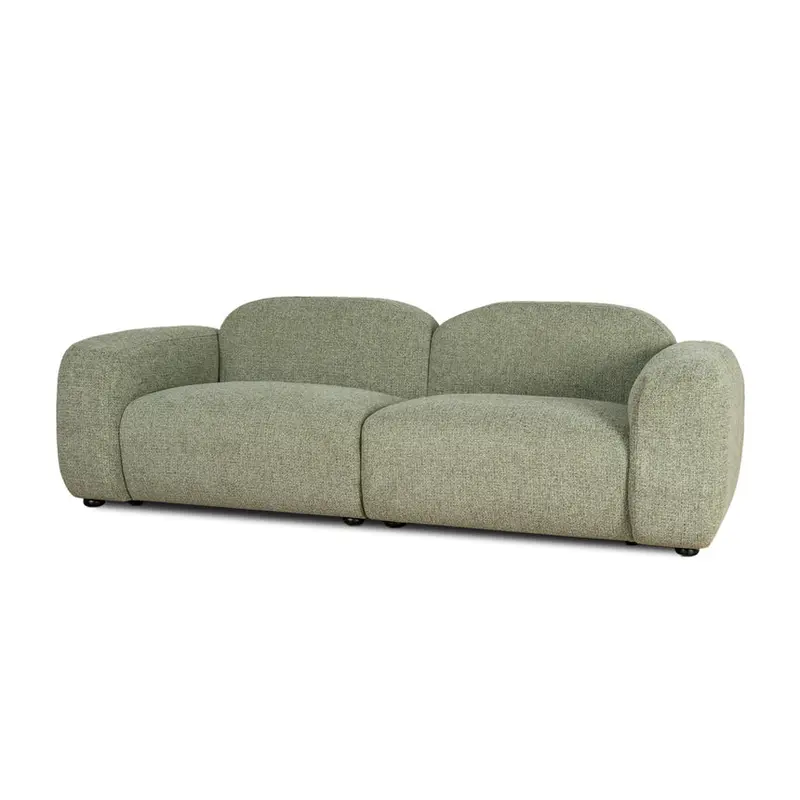 Coral Light Green 3-Seater Sofa 1