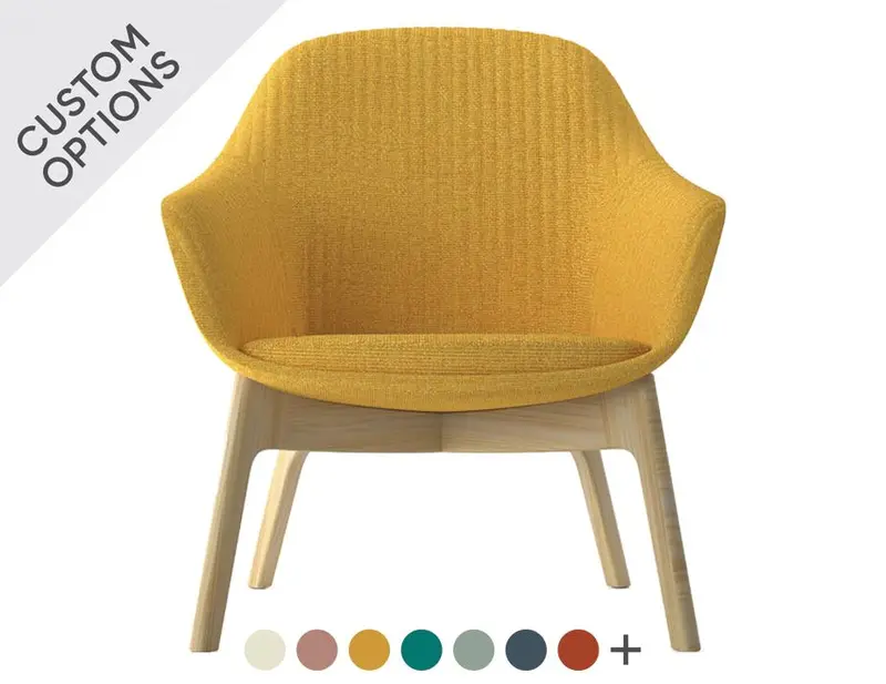 Core Wooden-Base Lounge Chair 1