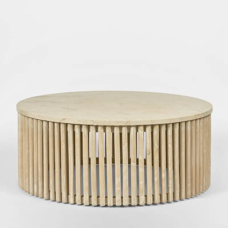 Cosi Modern Coffee Table With Clean Lines And Neutral Finish 1