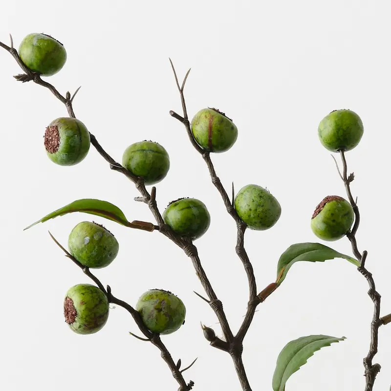 Crabapple Branch Spray – Set Of 12 Realistic Stems 1