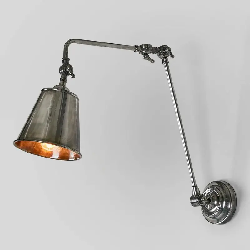 Cromwell Antique Silver Finish Wall Light 1