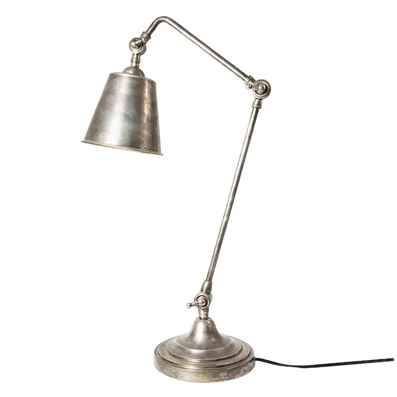 Cuba Table Lamp – Sleek Silver Finish 1