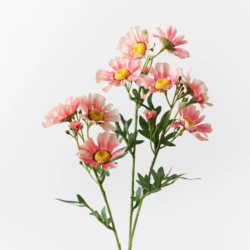 Daisy Crown Spray With Greenery – 12-Piece Artificial Floral Kit 1