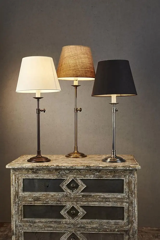 Davenport Antique Brass Table Lamp Base – Stand-Only Replacement Part 1