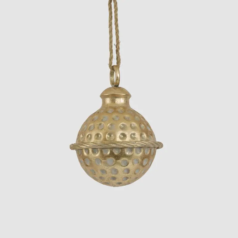 Dimple Gold Hanging Bell – 15Cm Diameter 1