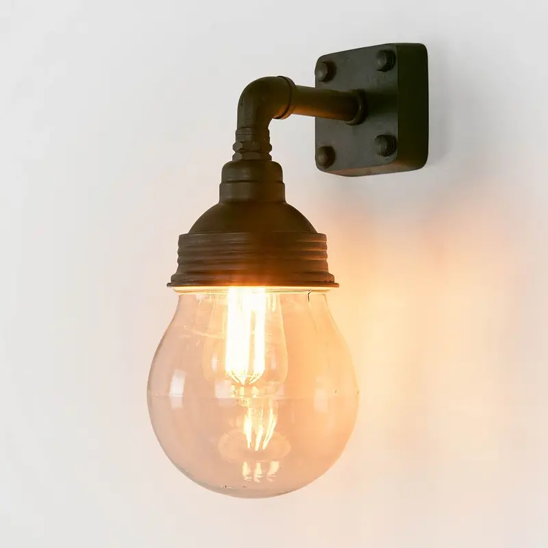 Dover Black Outdoor Wall Light Fixture 1