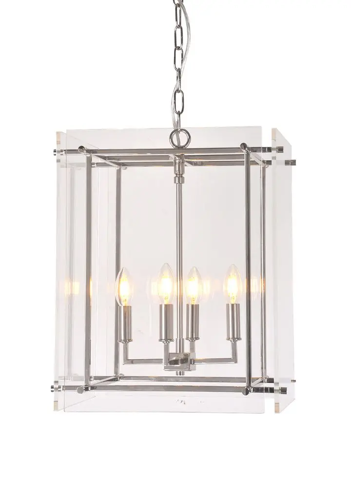 Duke Ceiling Pendant Light In Brushed Nickel Finish 1